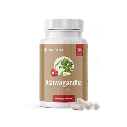 Ashwagandha ekstrakt 400 mg, 120 kapsula