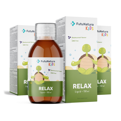 3x Relax – Tekući dodatak prehrani za djecu za opuštanje, ukupno 450 ml