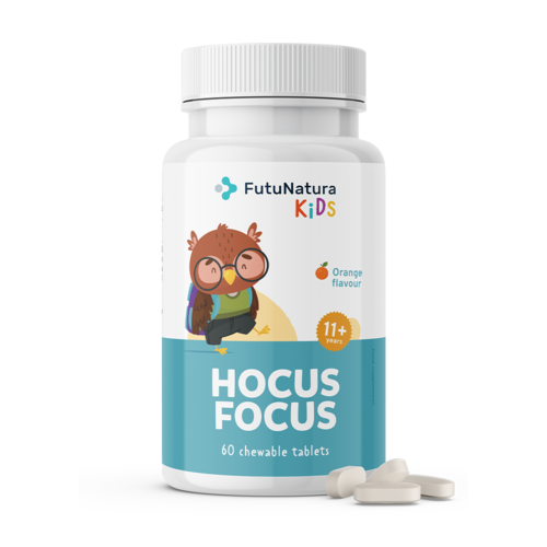 HOCUS FOCUS za djecu, 60 žvakaćih tableta