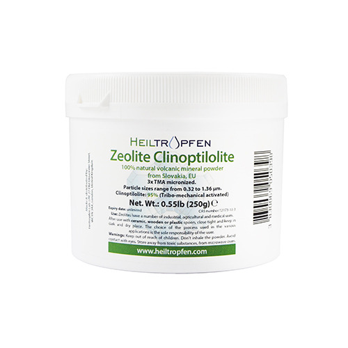 Zeolit klinoptilolit - trostruko TMA mikroniziran, 250 g