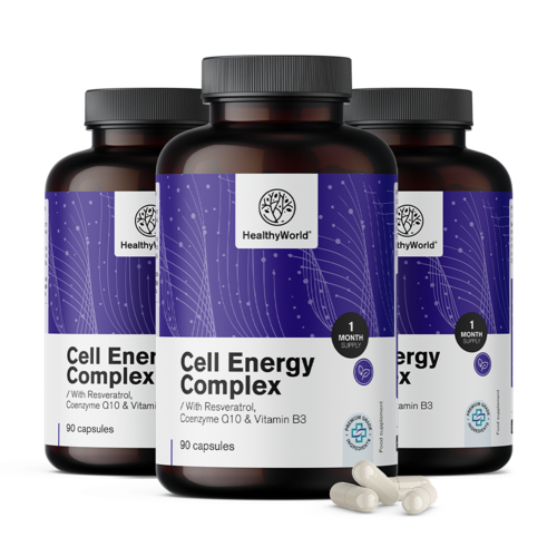 3x Cell Energy – kompleks za energetski metabolizam, ukupno 270 kapsula