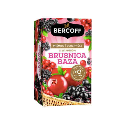 Voćni čaj – brusnica i vitamin C, 16 x 2 g