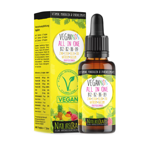 Veganski vitamini i minerali u kapljicama – za djecu, 20 ml