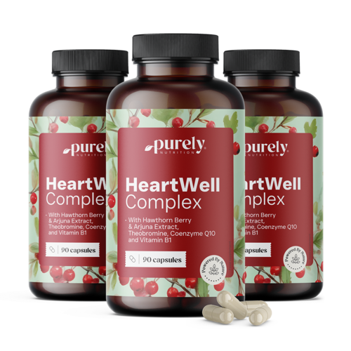 3x HeartWell - kompleks prirodnih ekstrakata, ukupno 270 kapsula