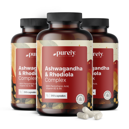 3x Ashwagandha i rhodiola – kompleks za fizičku i mentalnu učinkovitost, ukupno 540 kapsula