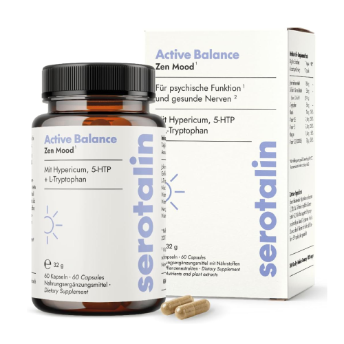 Active Balance – kompleks s gospinom travom i 5-HTP, 60 kapsula