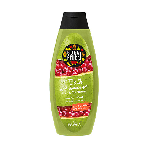 Gel za tuširanje i kupke - kruška & brusnica, 425 ml