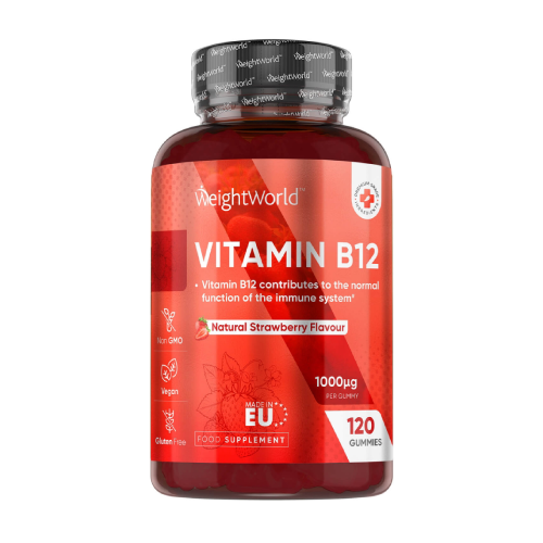 Vitamin B12 1000 µg, 120 gumenih bombona