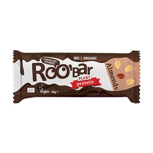 BIO Roobar proteinszelet – mandula & csokoládé, 40 g