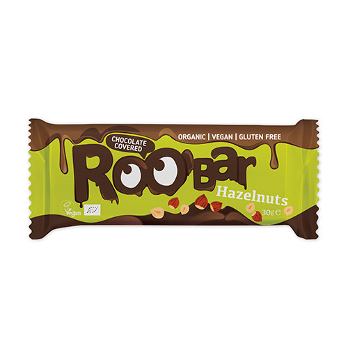 BIO Roobar vegán szelet - mogyoró & csokoládé, 30 g