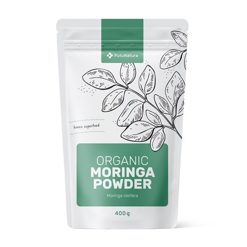 BIO Moringa por, 400 g