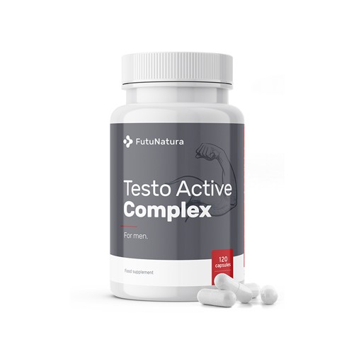 Testo Active komplex - férfi hormon, 120 kapszula