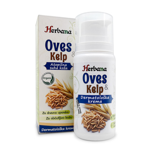Krém atópiás és száraz bőrre (zab + kelp), 100 ml