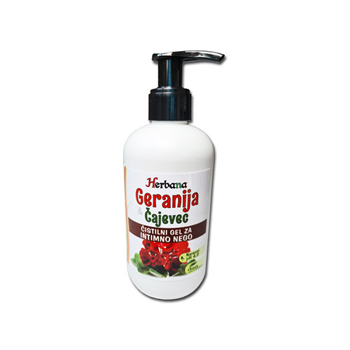Tisztító gél az intim ápoláshoz (Gólyaorr+ Teafa), 250 ml