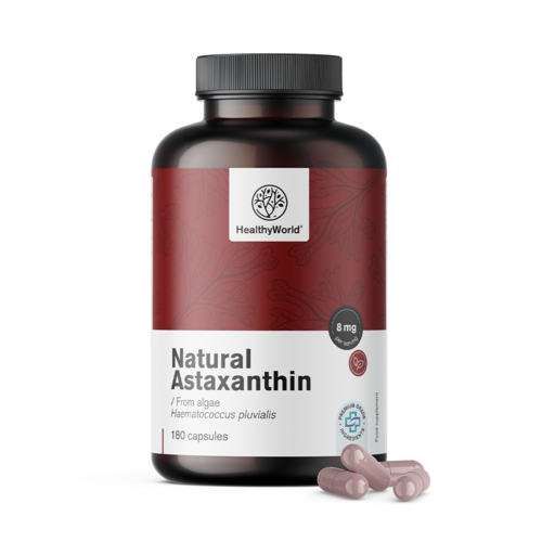 Természetes asztaxantin 160 mg, 180 kapszula