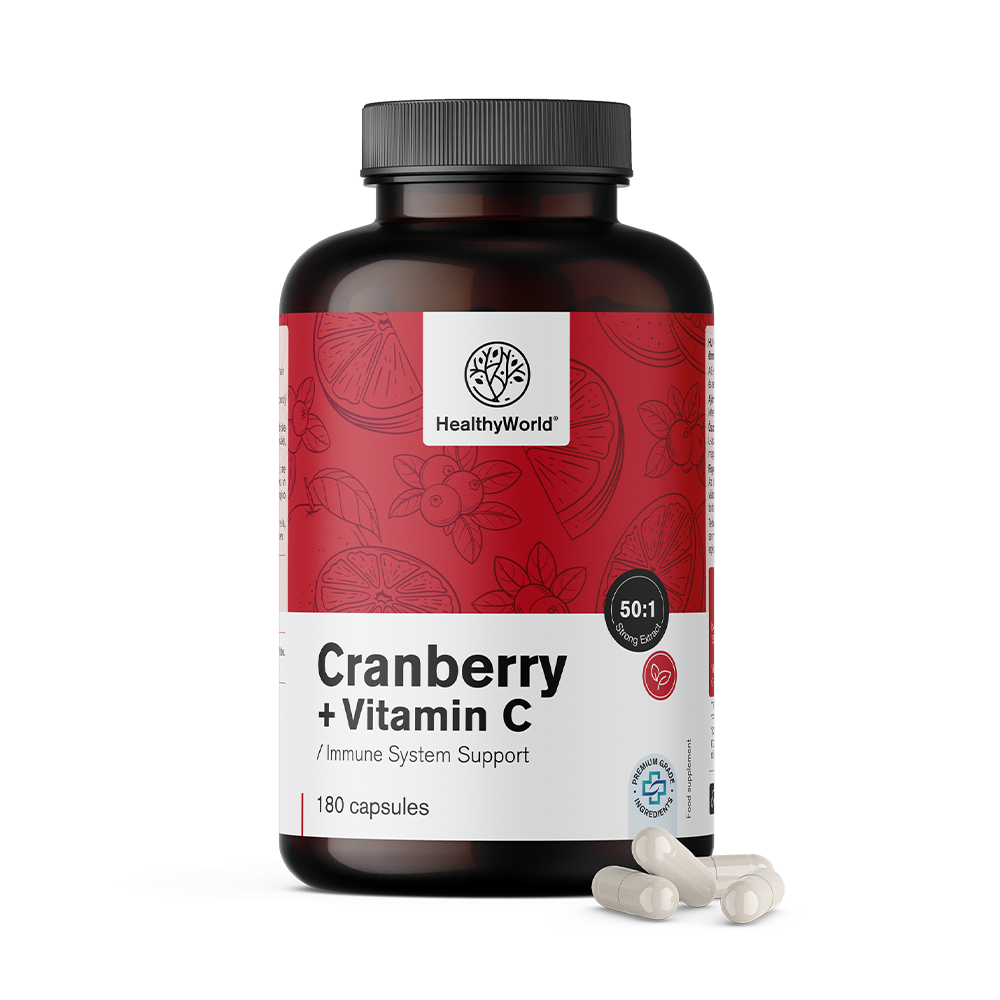 Tőzegáfonya kivonat C-vitaminnal