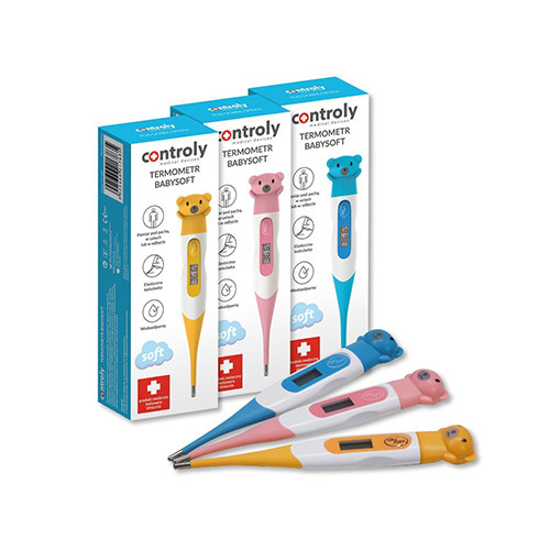 BABYSOFT digitális lázmérő gyerekeknek, 1 darab