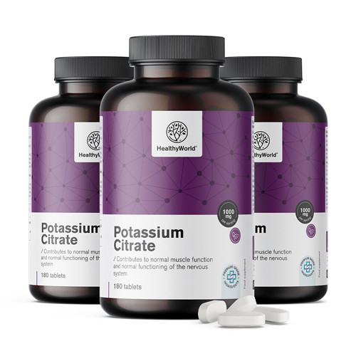 3x Kálium-citrát 1000 mg, összesen 540 tabletta