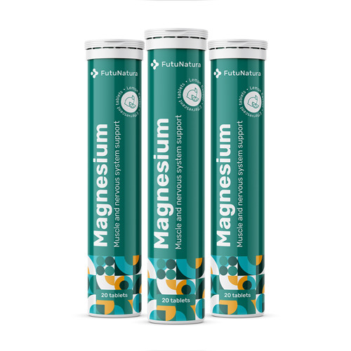 3x Magnézium - pezsgőtabletta, összesen 60 pezsgőtabletta