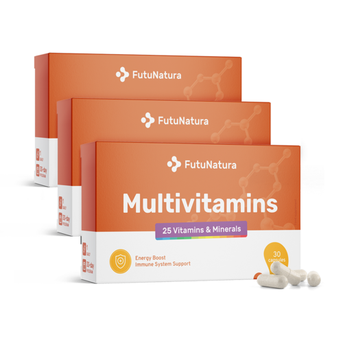 3x Multivitaminok, összesen 90 kapszula