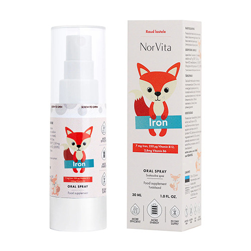 Iron - vegán vas spray gyerekeknek, 30 ml