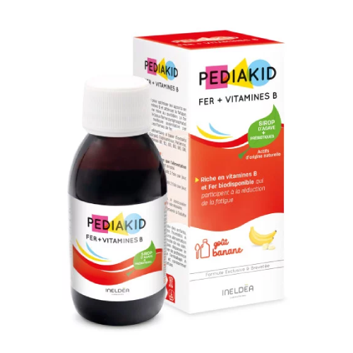 Folyékony étrend-kiegészítő gyermekeknek - vas + B-vitaminok, 125 ml