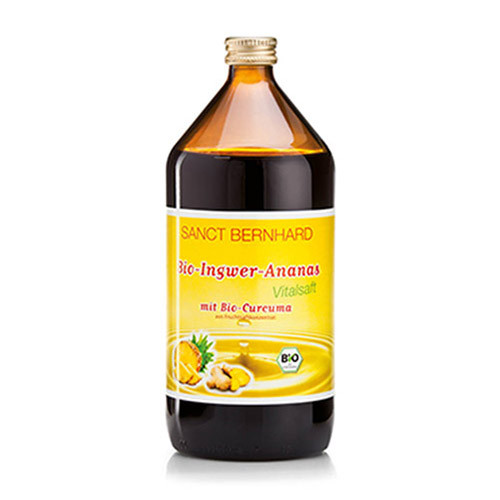 Ananász és gyömbérlé BIO, 1000 ml