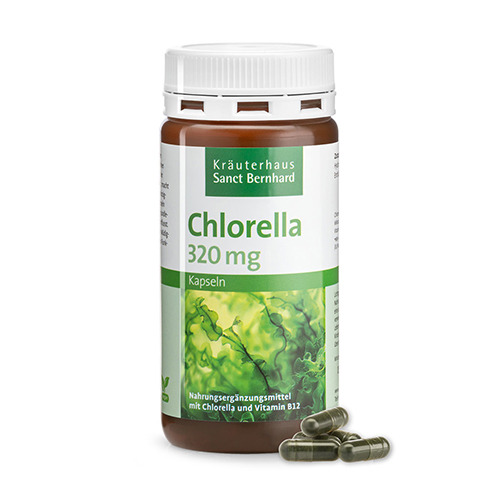 Chlorella 320 mg, 180 kapszula