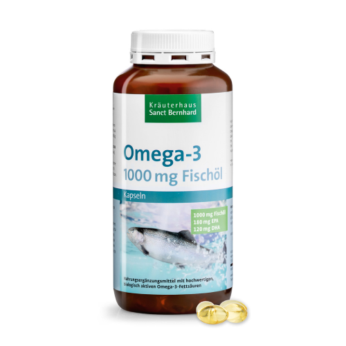 Omega-3 1000 mg, 220 kapszula