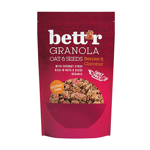 BIO Granola – erdei gyümölcs és kókusz, 300 g