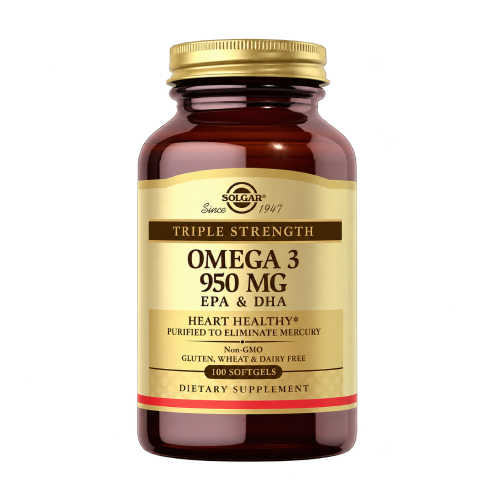 Omega-3 950 mg – magas koncentrációjú halolaj, 100 lágy kapszula