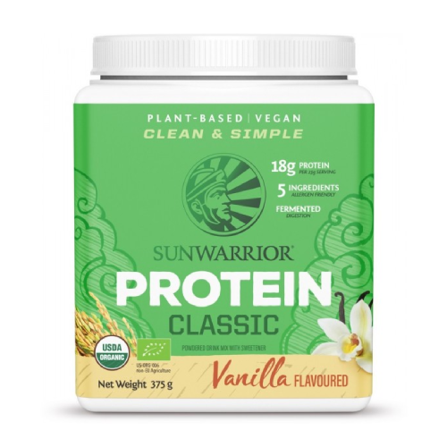 BIO Vegán fehérje édesítőszerrel – vanília, 375 g