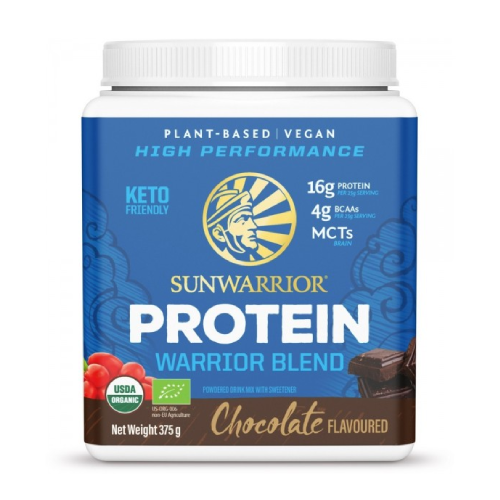 BIO Vegán fehérje édesítőszerrel – csokoládé, 375 g