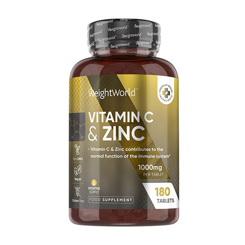 C-vitamin és cink, 180 tabletta