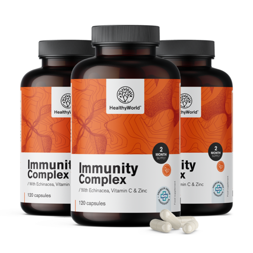 3x Комплекс Immunity - за имунната система, общо 360 капсули