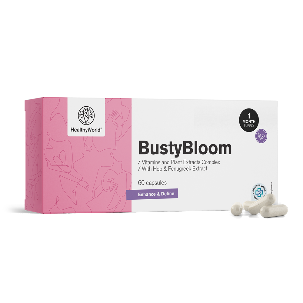 BustyBloom - комплекс от витамини и растителни екстракти.