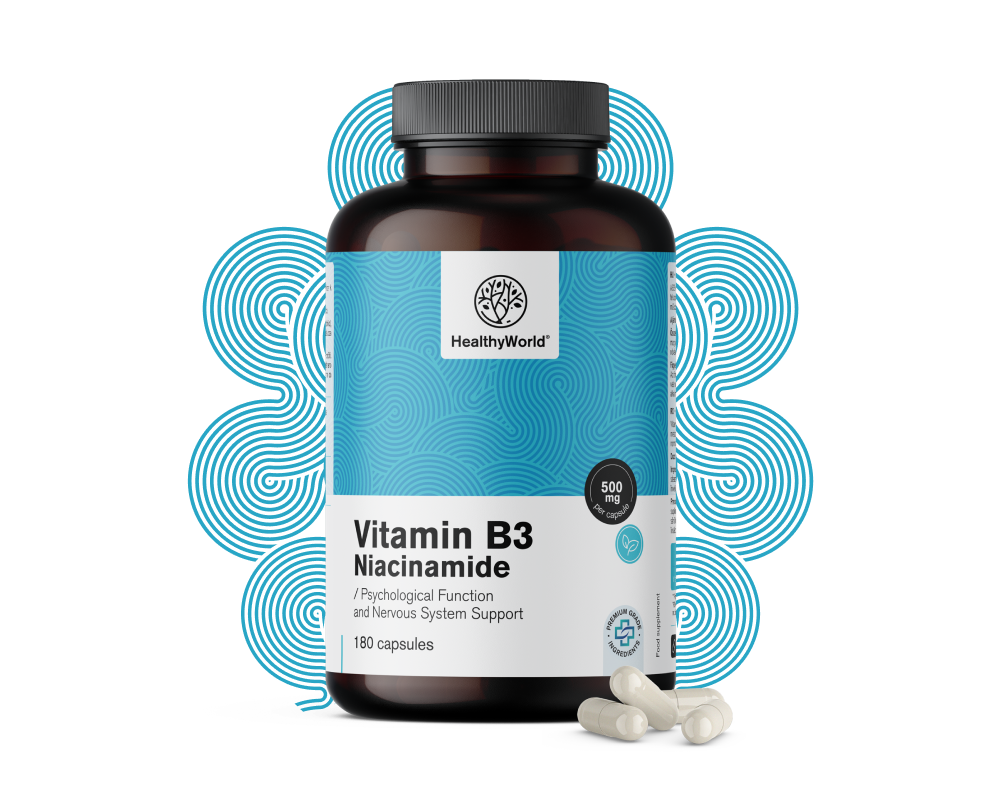 Vitamín B3 500&nbsp;mg