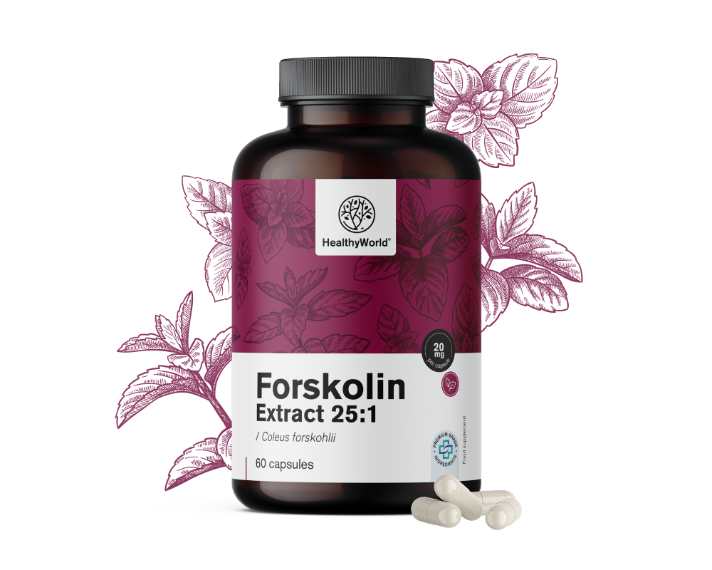 Forskolin - z výtažku kopřivy indické 20&nbsp;mg