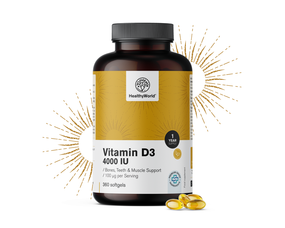 Vitamín D3 4000&nbsp;m.j.