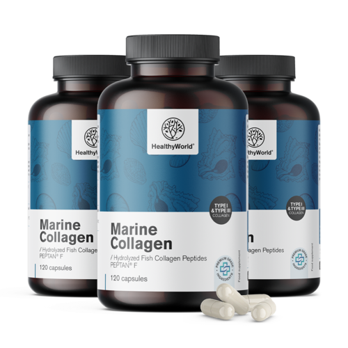 3x Meereskollagen 1170 mg, zusammen 360 Kapseln
