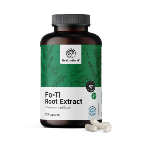 Fo-Ti (He Shou Wu) 500 mg, 120 cápsulas