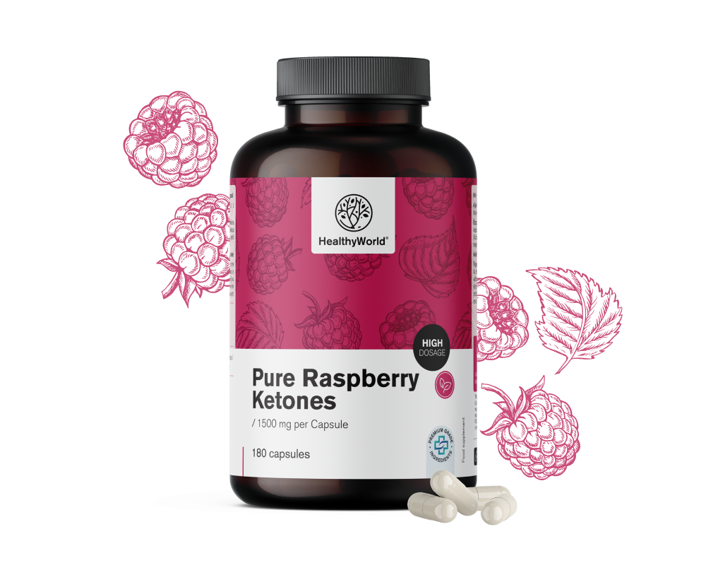 Cétones de framboise 1500&nbsp;mg