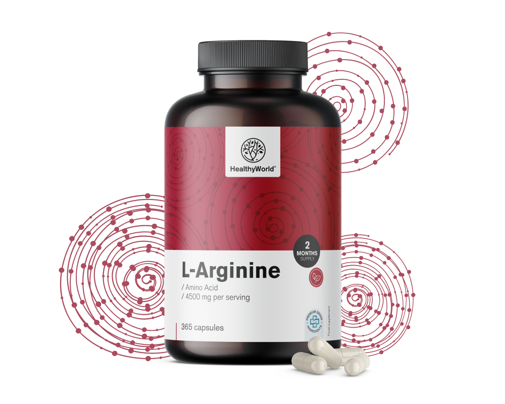 L-arginin HCL 4500&nbsp;mg