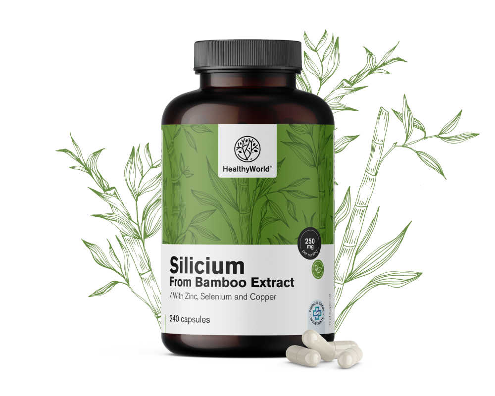 Silicij 250 mg – iz ekstrakta bambusa