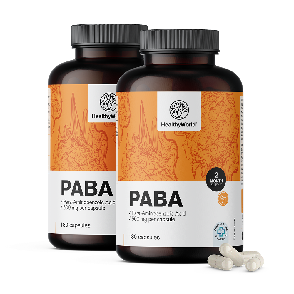 PABA 500 mg. - PABA 500 mg.