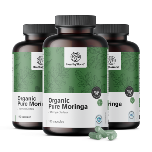 3x BIO Moringa 1650 mg, összesen 540 kapszula