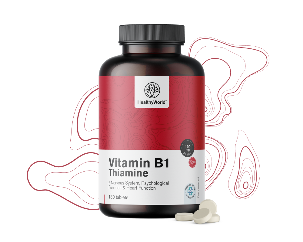 B1-vitamin – tiamin 100&nbsp;mg