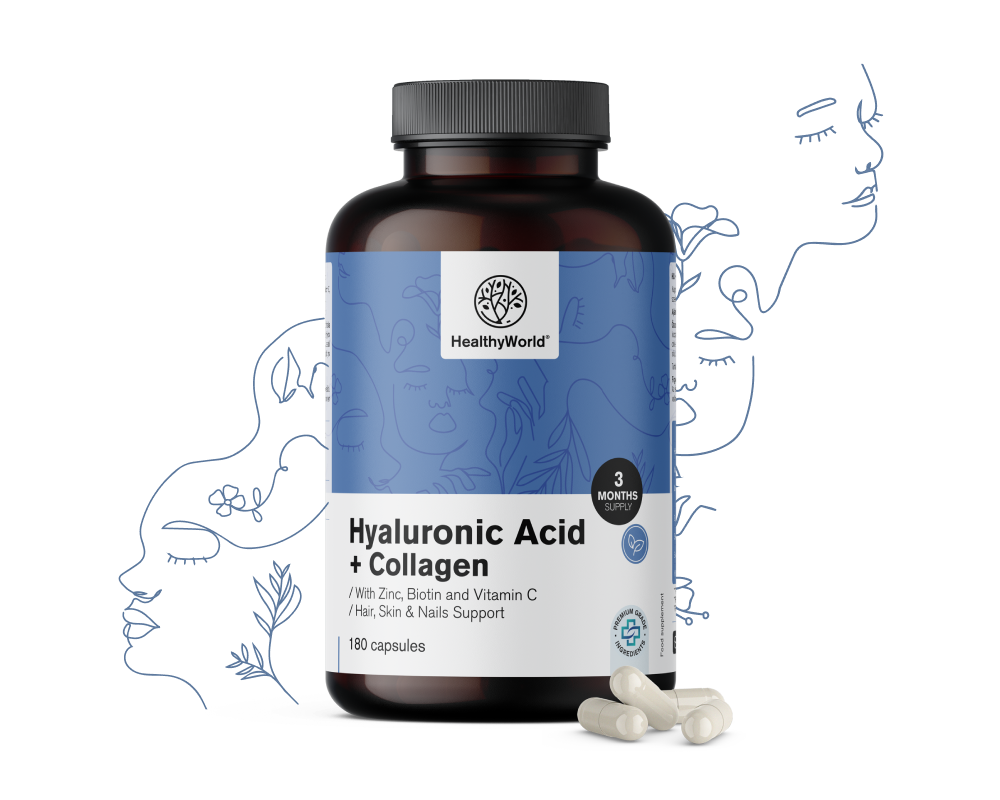 Hialuronsav + kollagén komplex