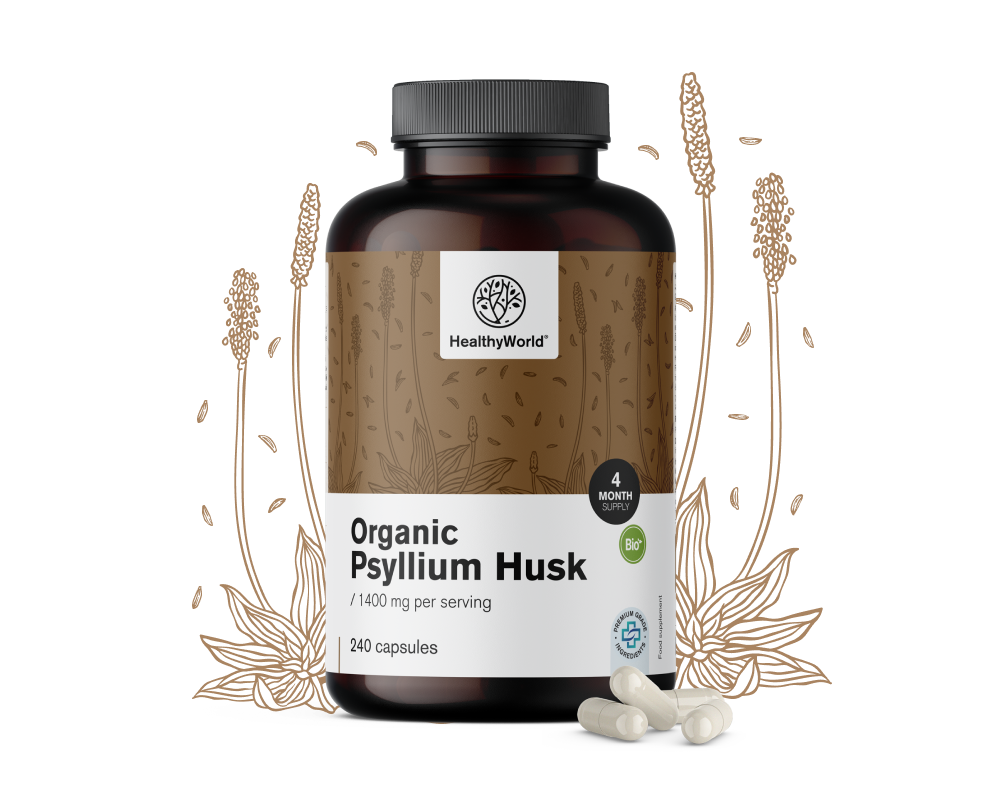 BIO Indiai útifű (Psyllium) 1400&nbsp;mg