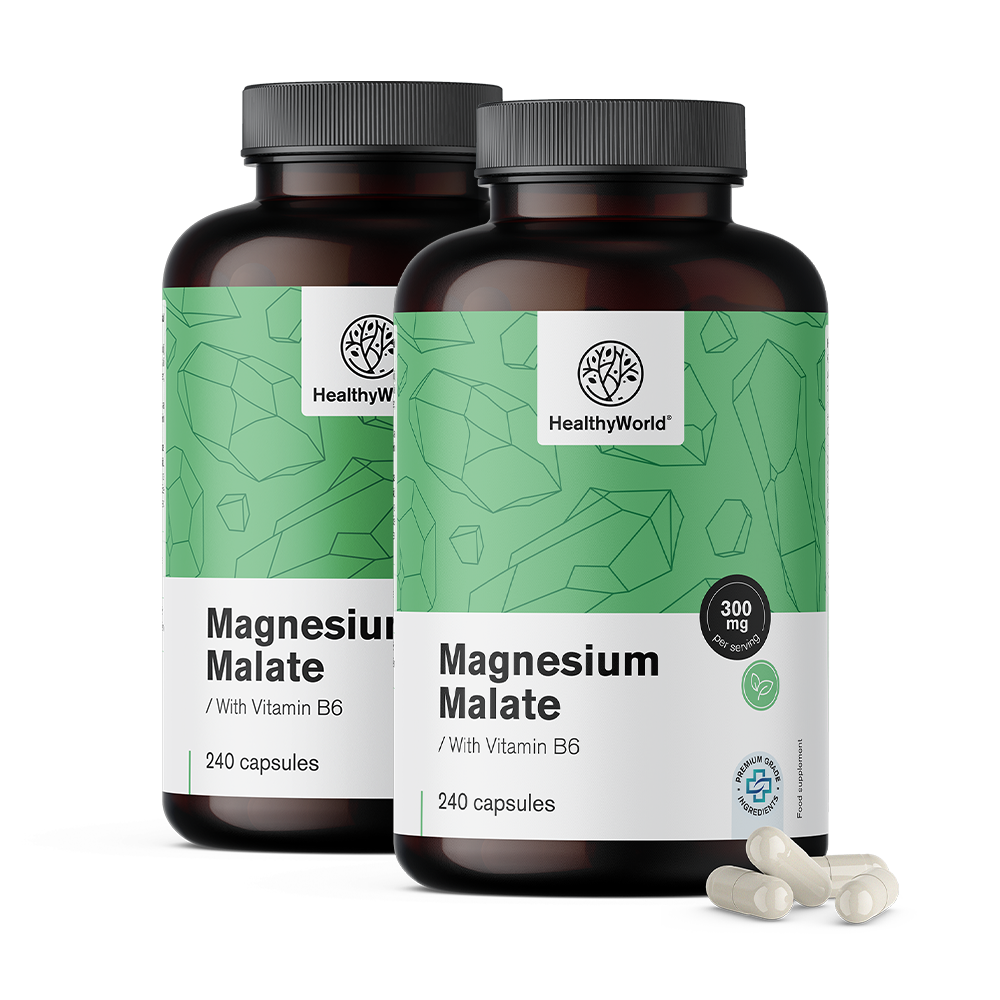 Magnézium-malát kapszulák.